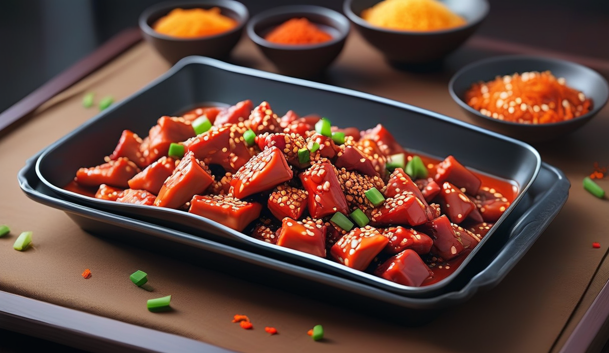 양념통닭