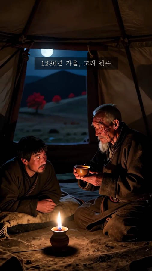 1280년 가을, 고려 원주의 군막